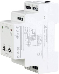Zamel Dimmer, output load 30-500W, operate with potentiometer 1-10V,230V AC, IP20 NEW - фото 26995