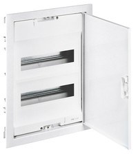 Шкаф распределительный, встраиваемый с плоской металлической дверцей 2 ряда 24+4 модуля IP30. Цвет Белый. Legrand Nedbox(Легранд Недбокс).001432 - фото 29014