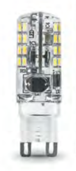 Лампа Gauss LED G9 AC185-265V 3W 4100K 1/20/200 диммируемая - фото 33872
