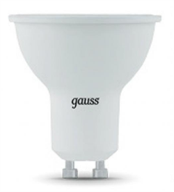 Лампа Gauss LED MR16 GU10 7W 3000K 1/10/100 - фото 34021