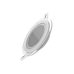 Светильник Gauss, круглый с декоративным стеклом,160х30, ?118, 12W 3000K, 900лм 1/40 - фото 34202