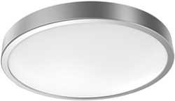 Светильник светодиодный Gauss LED 18W IP20 3000К круглый серебро 1/5 (кольцо серебро) - фото 34250