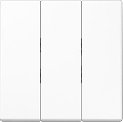 JUNG Белая Клавиша 3-ая для трёхклавишного переключателя 5306EU (LS993BFWW) - фото 38439