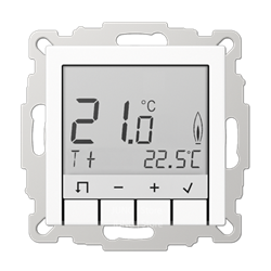 Терморегулятор теплого пола, электронный,  белый - фото 38731
