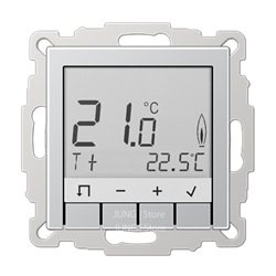 Терморегулятор теплого пола, электронный,  алюминий - фото 38734