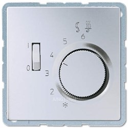 Терморегулятор теплого пола, механический, Алюминий - металл - фото 38795