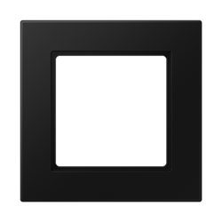 Jung A550 - Рамка 1-ая, цвет матовый черный - фото 41427