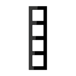 Jung A550 - Рамка 4-ая, цвет черный - фото 41440
