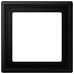 LS990 Рамка 1-ная, цвет матовый черный - фото 41452