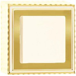 Рамка 1-ая Fede Roma Gold White Patina FD01501OP IP20 - фото 42536