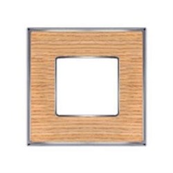 Рамка 1-ая Fede Vintage Wood Дуб/Хром FD01311OCB IP20 - фото 42604