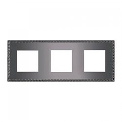 Рамка 3-ая Fede Toledo Graphite FD01213GR IP20 - фото 42764