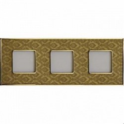 Рамка 3-ая Fede Vintage Tapestry Decor Gold/Светлое золото FD01323DGOB IP20 - фото 42789
