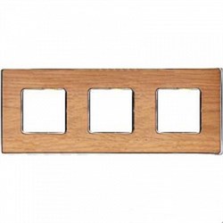 Рамка 3-ая Fede Vintage Wood Дуб/Хром FD01313OCB IP20 - фото 42797