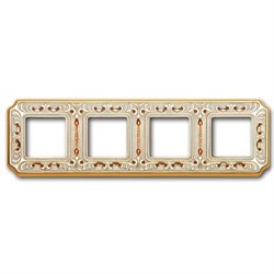 Рамка 4-ая Fede Barselona Bright Gold FD01354OBCL IP20 - фото 42799