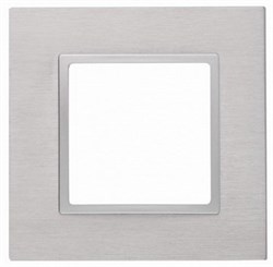 1 постовая рамка алюминий ЭРА Элеганс 14-5201-03 - фото 62352