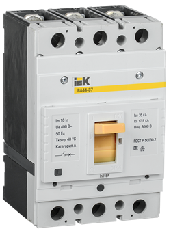 Автоматический выключатель IEK ВА44-37 3П 315А SVA4410-3-0315-35, 35кА - фото 63048
