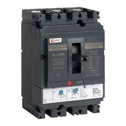 Автоматический выключатель EKF ВА-99С PROxima 3П 200А mccb99C-250-200, 45кА, Compact NS - фото 64184
