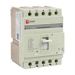 Автоматический выключатель EKF ВА-99 PROxima 3П 100А mccb99-160-100, 35кА - фото 64199