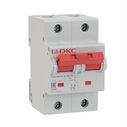 Автоматический выключатель DKC YON MD125 80А 2п MD125-2NC80, 20кА, C - фото 64412