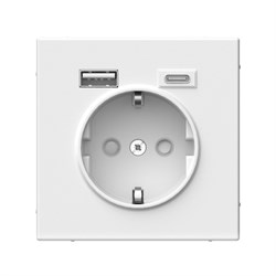 ArtGallery Лотос Розетка 16А с 2 USB A+C, 5В/2,4А/3,0А, 2х5В/1,5А, механизм GAL001332 - фото 68834