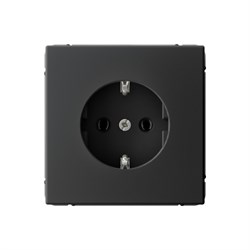 ArtGallery Карбон Розетка с заземлением, 16А, механизм GAL001043 - фото 69270