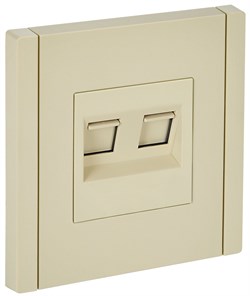 FORTE&PIANO Роз. комп. 2-ая RJ45 кат.5E FP433 ван. IEK FP-K20-1-K10 - фото 69684