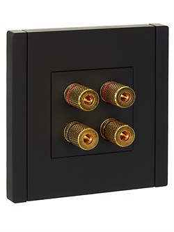 FORTE&PIANO Аудиорозетка 4-мест. FP139 чер. IEK FP-S40-K02 - фото 69838