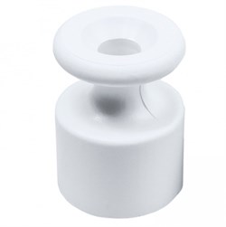 Bironi Ришелье пластик белый изолятор 100шт/уп R1-551-21-100 - фото 69886