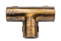 Bironi пластик медный век тройник для труб D16 5шт/уп BTT1-16-16-5 - фото 70013