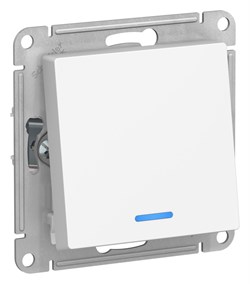 Systeme Electric AtlasDesign Лотос Переключатель 1-клавишный с подсветкой, сх.6а, 10АХ, механизм ATN001363 - фото 70674