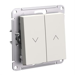 Systeme Electric AtlasDesign бежевый выключатель 2-клавишный жалюзи, 10А, механизм ATN000219 - фото 70821