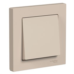 Systeme Electric AtlasDesign песочный выключатель 1-клавишный,сх.1, 10АХ, в сборе ATN001212 - фото 70858