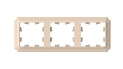 Systeme Electric AtlasDesign Antique песочный рамка 3-ая, универсальная ATN101203 - фото 70901