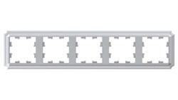 Systeme Electric AtlasDesign Antique алюминий рамка 5-ая, универсальная ATN100305 - фото 71355