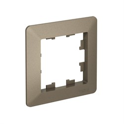 Systeme Electric AtlasDesign Air Шампань/дымчатый черный Рамка 1-ая ATN220501 - фото 71535