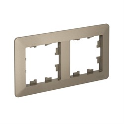 Systeme Electric AtlasDesign Air Шампань/дымчатый черный Рамка 2-ая ATN220502 - фото 71548