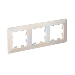 Systeme Electric AtlasDesign Air Жемчуг/дымчатый белый Рамка 3-ая ATN220403 - фото 71566