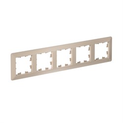 Systeme Electric AtlasDesign Air Песочный/дымчатый белый Рамка 5-ая ATN221205 - фото 71592