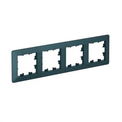 Systeme Electric AtlasDesign Air Изумруд/дымчатый черный Рамка 4-ая ATN220804 - фото 71597