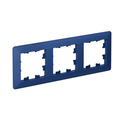 Systeme Electric AtlasDesign Air Аквамарин/дымчатый черный Рамка 3-ая ATN221103 - фото 71601