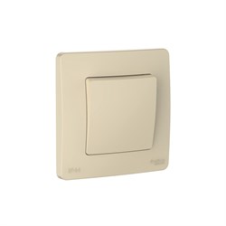 Systeme Electric Blanca внутр Беж Переключатель 1-клавишный IP44, 10A, 250В BLNVS410607 - фото 72412
