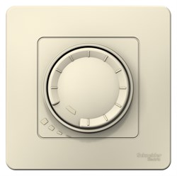 Blanca внутренняя молочная светорегулятор (диммер) поворотно-нажимной 400Вт BLNSS040012 - фото 72430