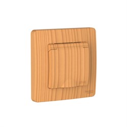 Systeme Electric Blanca внутр Ясень Розетка с/з IP44 со шторками, с крышкой, 16А, 250В BLNRS441115 - фото 72496