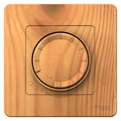 Blanca внутренняя ясень светорегулятор (диммер) поворотно-нажимной 400ВТ BLNSS040015 - фото 72500