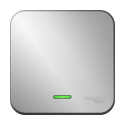 Blanca наружняя алюминий выключатель 1-клавишный с подсветкой 10А, 250B, изолированная пластина BLNVA101113 - фото 72567