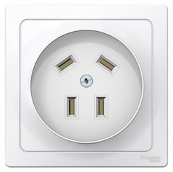 Blanca внутренняя белый розетка силовая 3Р+N, 32А, 400В BLNSR003241 - фото 72805