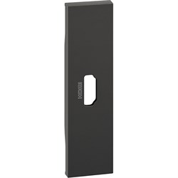 BTicino Living now чёрный лицевая панель для розетки HDMI 1 мод KG14 - фото 72856