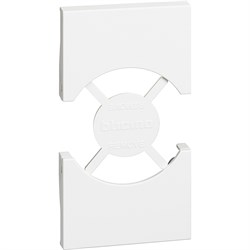 BTicino Living now белый лицевая панель для розеток 2К+З нем/итало стандарта 2 мод KW03 - фото 72978