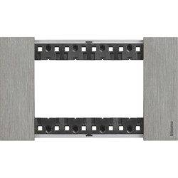 BTicino Living now Сталь рамка итальянский стандарт 4 мод KA4804ZG - фото 73022